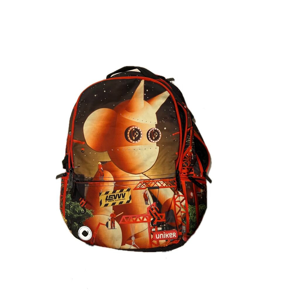 UNIKER Graffiti Backpack Giant Construction Mouse